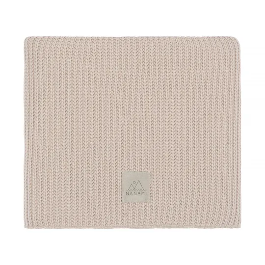 Nanami Baby Decke Rib Knit - 75 x 100 cm - Beige