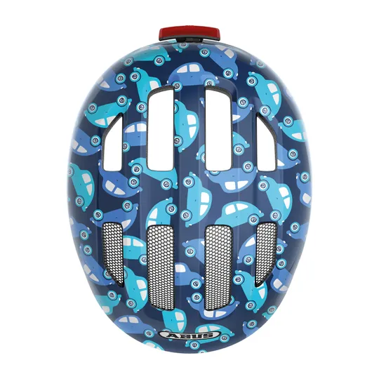 Abus Smiley 3.0 LED Helm Blue Car
