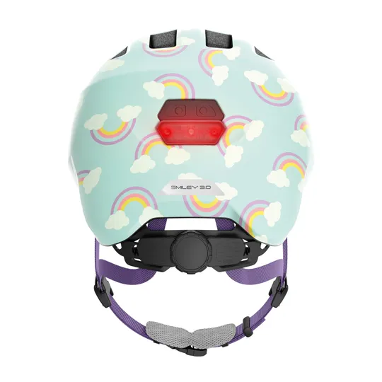 Abus Smiley 3.0 LED Helm Blue Rainbow
