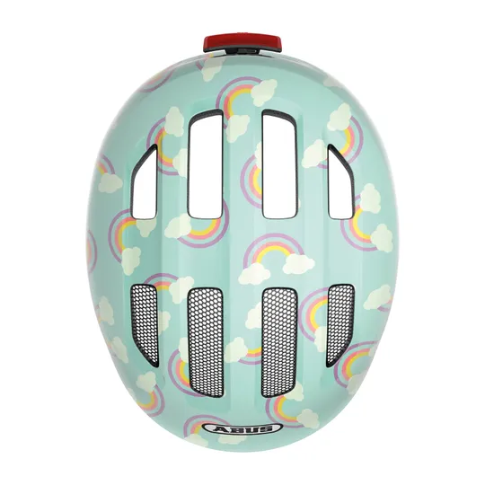 Abus Smiley 3.0 LED Helm Blue Rainbow