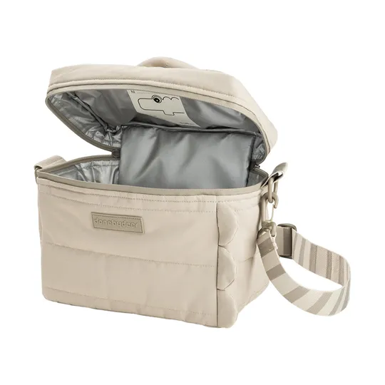 Done By Deer Croco Gewatteerde Geïsoleerde Tas - Sand