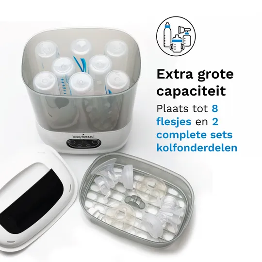 Baby Brezza Flaschensterilisator & Trockner – Advanced – Weiß