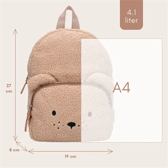 Kidzroom Rugzak - Pisa Comfort Friends - Teddy