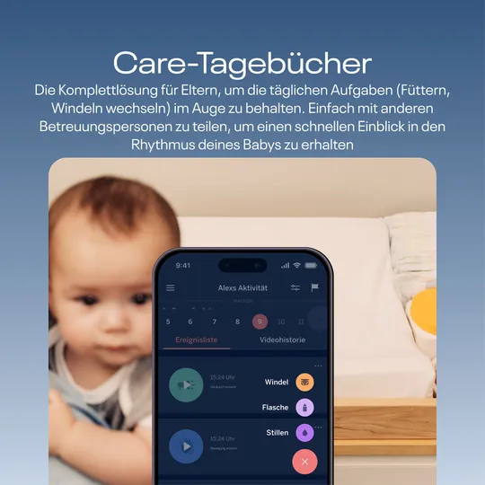 Nanit Pro Kamera-Babyphone + Flex-Ständer + Atemgurt