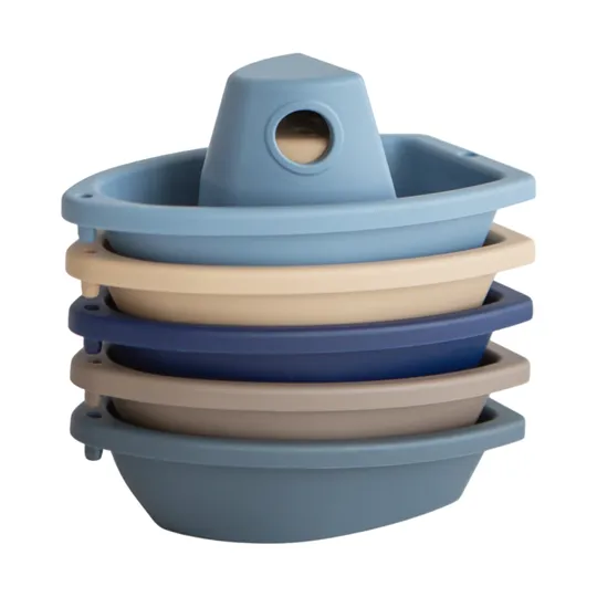 Mushie Badspeeltjes - Bath Boats - Set van 5