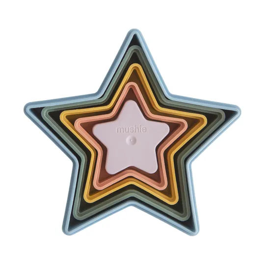 Mushie Nesting Stars Toy