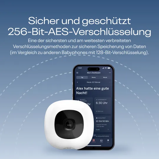 Nanit Pro Camera Babyphone + Floor Stand - Premium Babyphone mit App