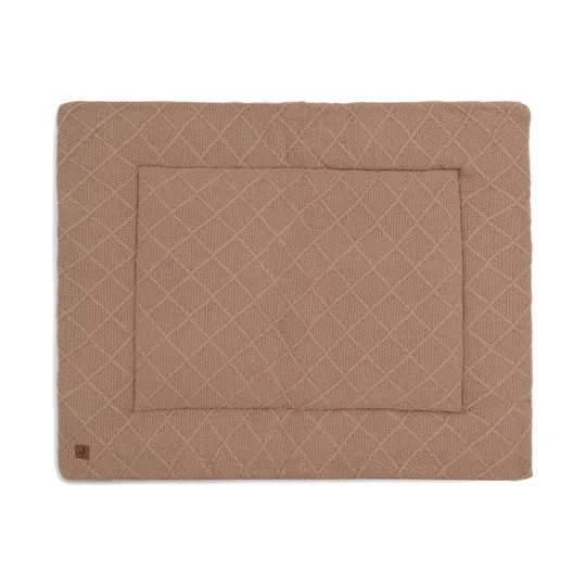 Jollein Check Knit Laufstallteppich - 75 x 95 cm - Biscuit