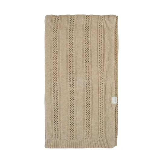 Lodger Gebreide Babydeken Pointelle Merino - 80 x 100 cm