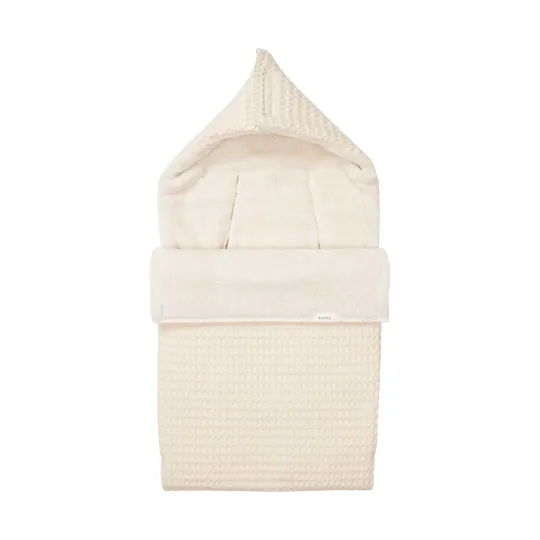 Koeka Fußsack 0+ - Waffel/Teddy Oslo - Natur