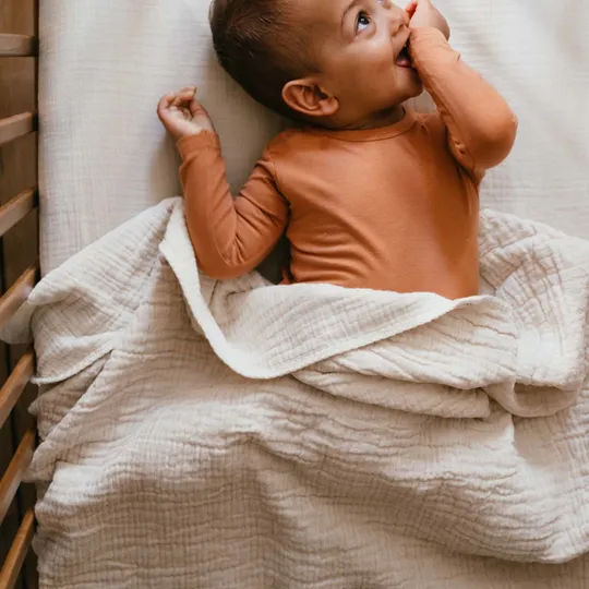 Koeka Rivoli Babydecke - Größe 75 x 100 - Warm White