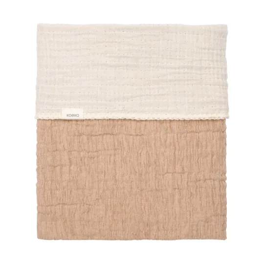 Koeka Rivoli Wiegdeken - Maat 75 x 100 - Caffe