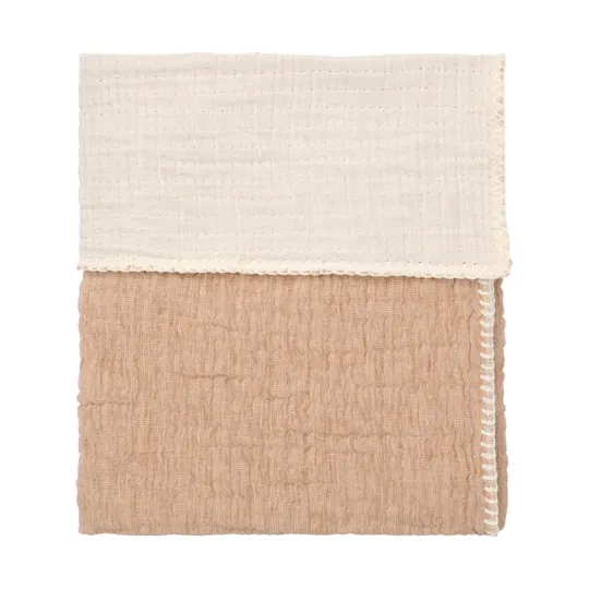 Koeka Rivoli Wiegdeken - Maat 75 x 100 - Caffe