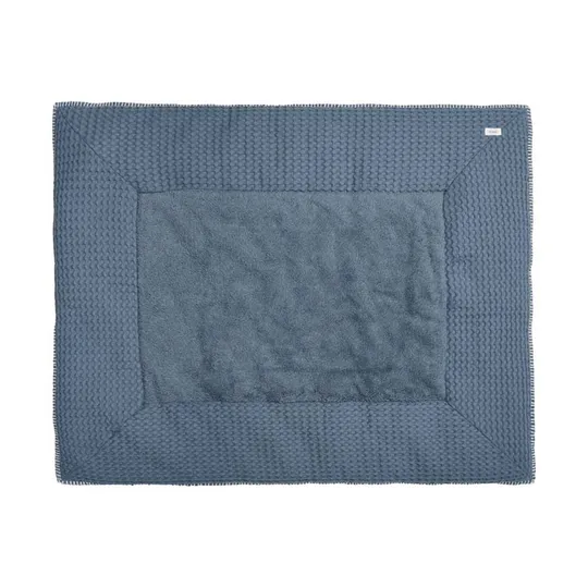 Koeka Amsterdam Wafel Boxkleed - Maat 75 x 95 - Bluestone/Natural