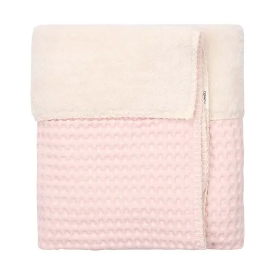 Koeka Oslo Babydecke - Größe 100 x 75 - Waffel/Teddy - Candy