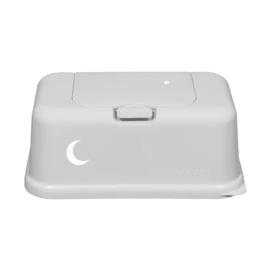 Funkybox Baby-Feuchttuchbox - Moon - Soft Grey