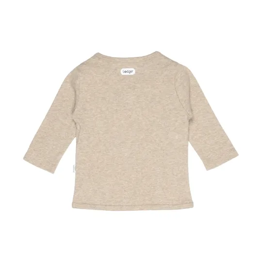 Lodger Wickelshirt - Melange Beige