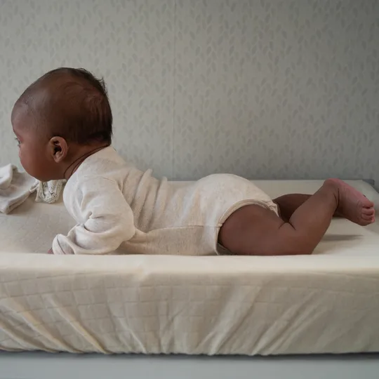Lodger Babybody Langarm - Melange - Birch