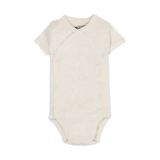 Lodger Babybody Kurzarm - Melange - Birch