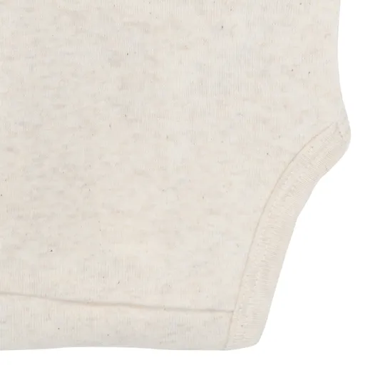 Lodger Babybody Kurzarm - Melange - Birch