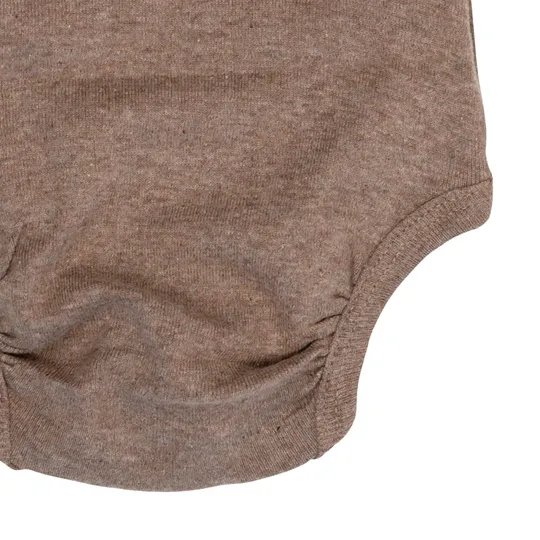 Lodger Babybody Kurzarm - Melange - Buffalo