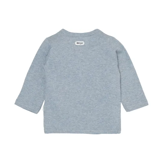 Lodger Wickelshirt - Melange - Blue Fogg