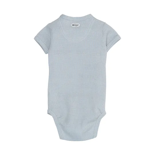 Lodger Ciumbelle Babybody Kurzarm - Blue Fogg