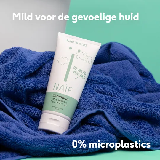 Naïf Navulverpakking Voedende Shampoo Voor Baby & Kids 500 ml