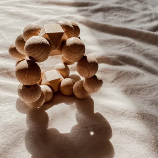 BEZISA Wooden Basics Crossball Natur