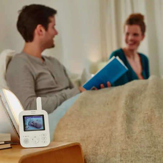 Philips Avent Video-Babyphone – Premium SCD892/26 -Slate Grey - Mit Reisetasche