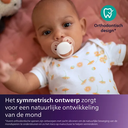 Philips Avent Schnuller - Ultra Soft - 0-6 Monate - Plant-based - 2 Stück