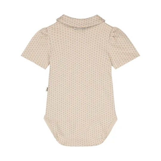 Mats & Merthe Mila Babybody Kurzarm - Buttermilk piping