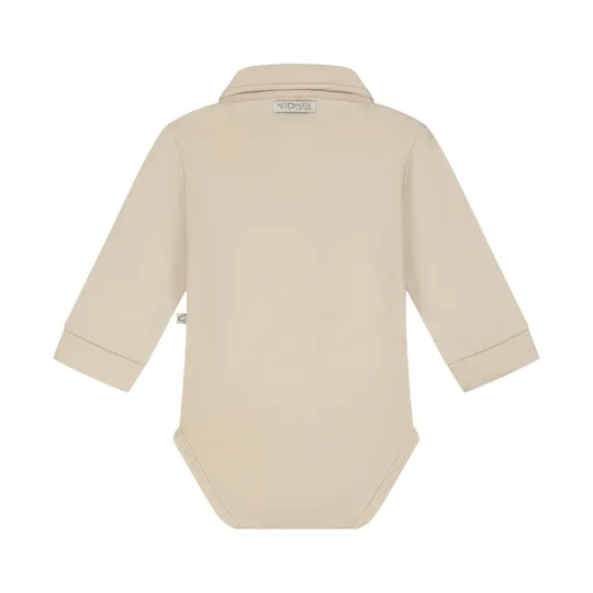 Mats & Merthe Lasse Romper met Lange Mouwen - Taupe