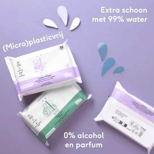 Naïf 3er-Pack Water Baby Wipes