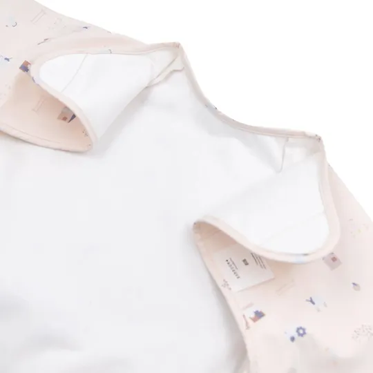 Bamboom Lätzchen mit Ärmeln und Vordertasche - The Farm - One Size