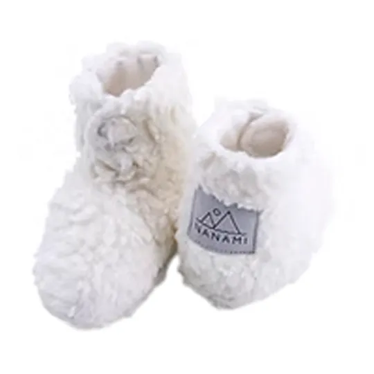 Nanami New Born Shoes - Teddy - Off White