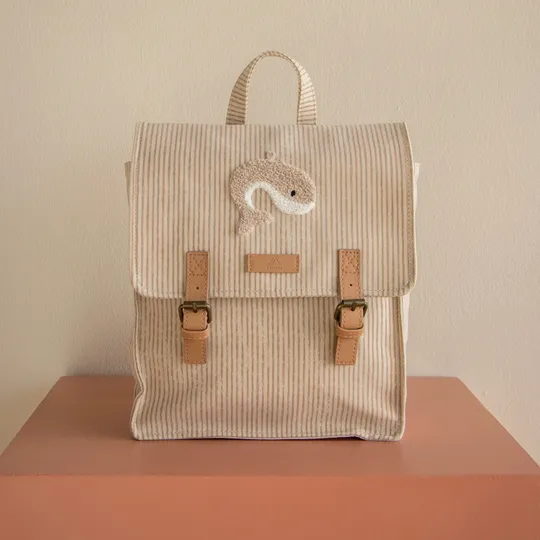 Nanami Rugzak - Stripes - Whale