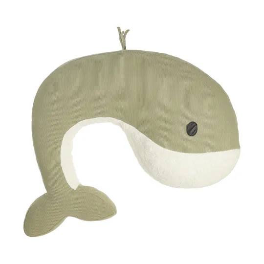 Nanami Groot Voedingskussen - Whale Momo - Eucalyptus