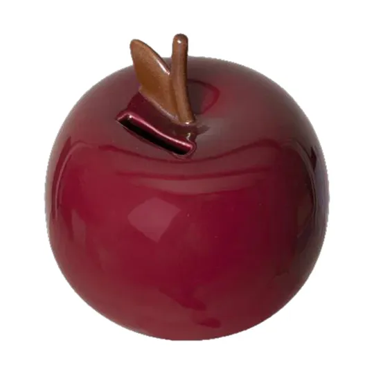 Ferm Living Spaarpot - Apple - Deep Red