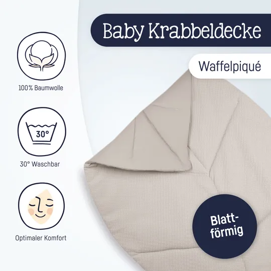 Julius Zöllner Krabbeldecke - Waffelpiqué