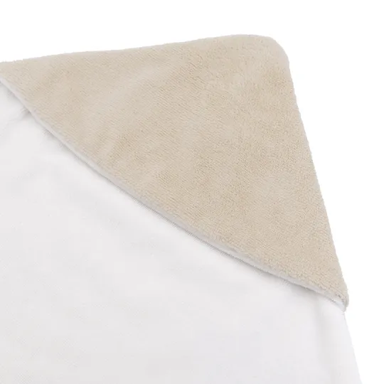 Bamboom Omslagdoek met Capuchon - 75x75 cm - Teddy - Sand