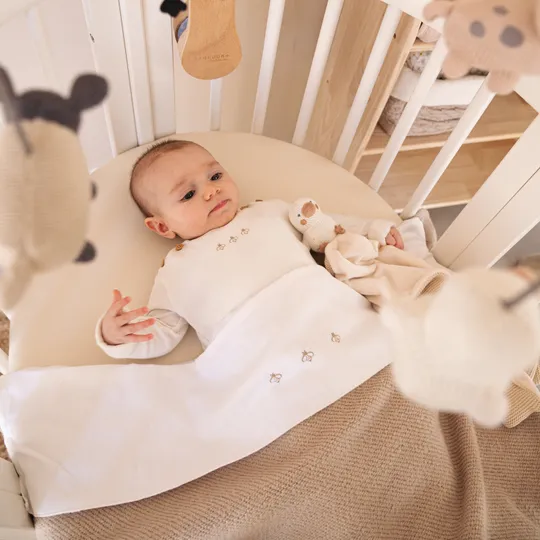 Bamboom Geborstelde Wiegdeken - 80 x 80 cm