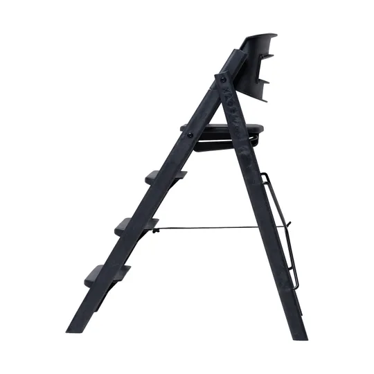 KAOS Klapp Hochstuhl – zusammenklappbar – recycelter Kunststoff – Charcoal Black