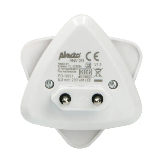 Alecto Nachtlamp - ANV20 - LED