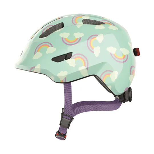 Abus Smiley 3.0 LED Helm Blue Rainbow