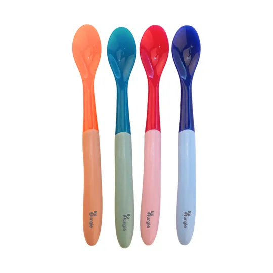 Bo Jungle Heat Sensitive Lepelset - 4 Stuks