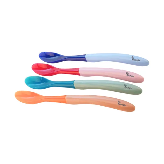Bo Jungle Heat Sensitive Lepelset - 4 Stuks