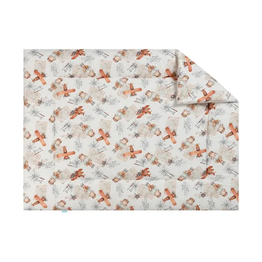 Bink Bedding Raf Laufstallteppich - 80 x 100 cm - Flugzeugdruck