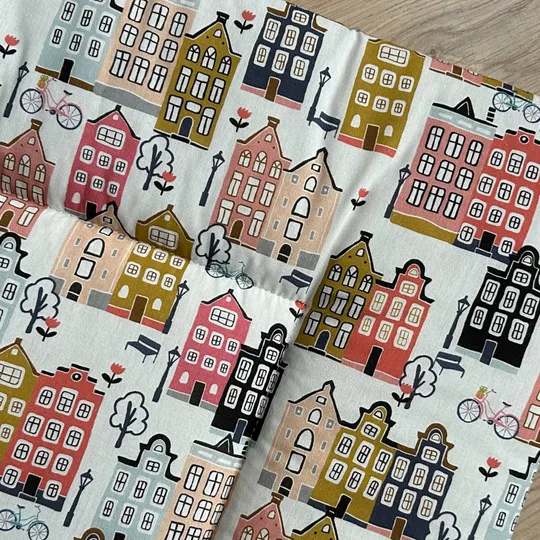 Bink Bedding Adam Laufstallteppich - 80 x 100 cm - Kanalhaus-Print