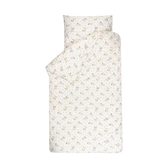 Bink Bedding Fien Bettbezug - 120 x 150 cm - Fahrraddruck